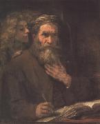 Rembrandt, Saint Matthem and the Angel (mk33)